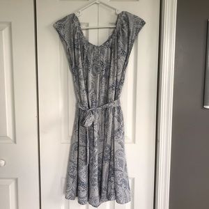 LC Lauren Conrad Pleat Neck Dress